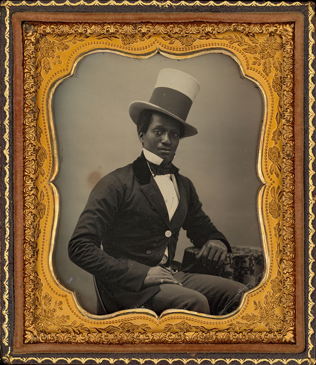 American 19th Century, "Portrait of a Man"