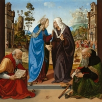 The Visitation with Saints Nicholas and Anthony Abbot