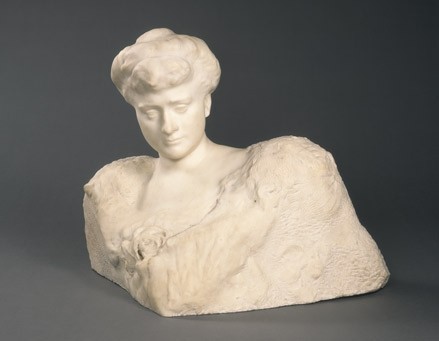 Auguste Rodin, Katherine Seney Simpson (Mrs. John W. Simpson), 1902-1903 marble, National Gallery of Art, Washington, Gift of Mrs. John W. Simpson