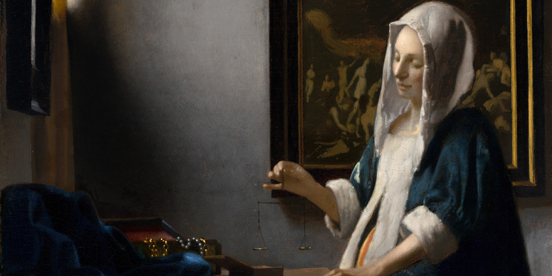 Найти краски вермеера genshin. Йоханнес Вермеер (1632-1675). Вермеер женщина взвешивающая жемчуг.