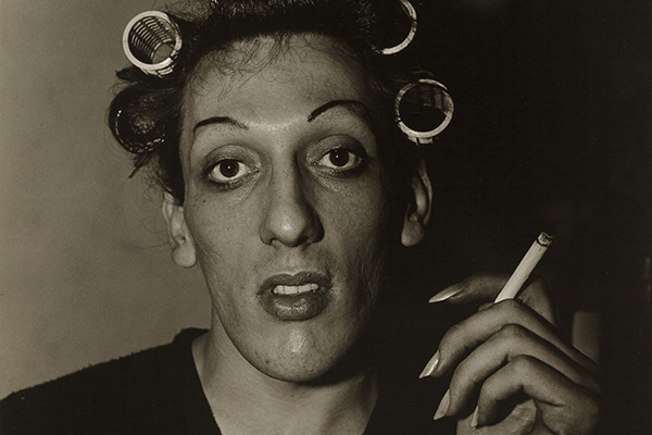 Diane Arbus (artist) American, 1923 - 1971, A Young Man in Curlers at Home on West 20th Street, N.Y.C., 1966, photograph