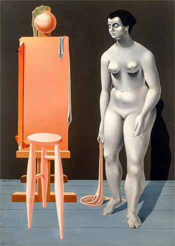 Female Nude with Easel, 1935
