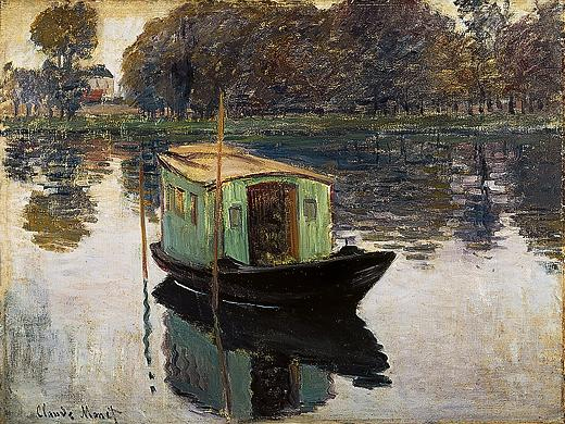 Claude Monet The Bridge at Argenteuil 1874 Reproduction Digital Print Paris Sailboats Landscape
