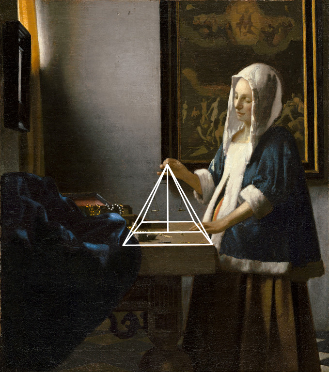 Johannes Vermeer's Woman Holding a Balance