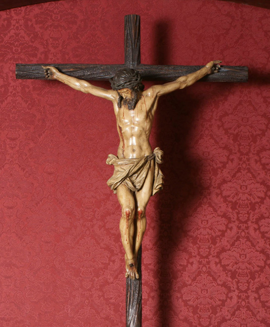 Large Hand Carved Wooden Catholic Wall Cross Crucifix with *JESUS CHRIST* #12-3 