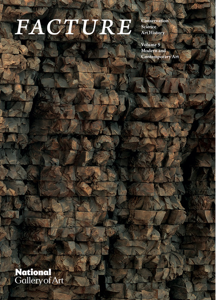 Cover of Volume 5: Modern and Contemporary Art of the conservation and science biennial journal Facture.