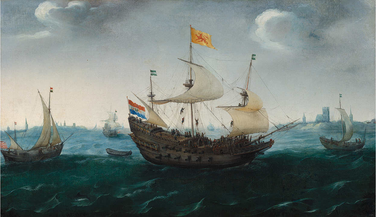 Hendrick Cornelis Vroom, "A Fleet at Sea"