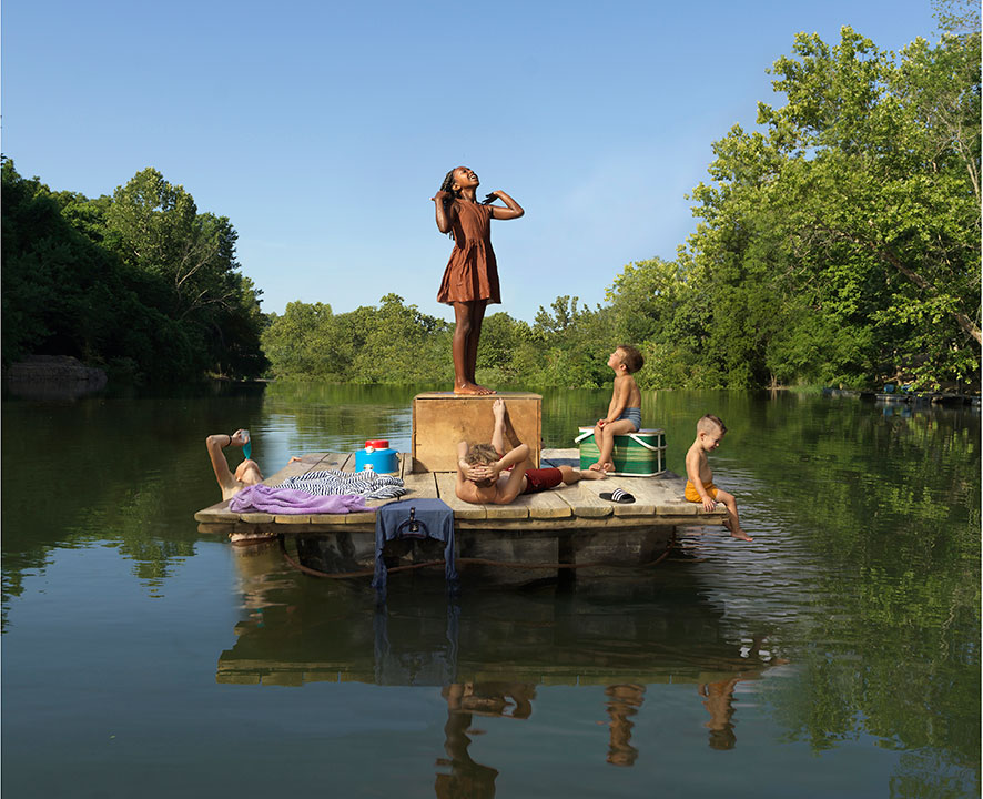 Julie Blackmon, "Flatboat"