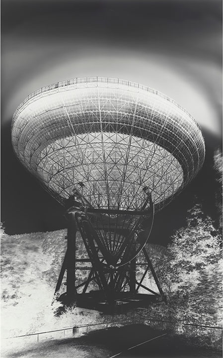 Vera Lutter, "Radio Telescope, Effelsberg 111, September 2, 2013"