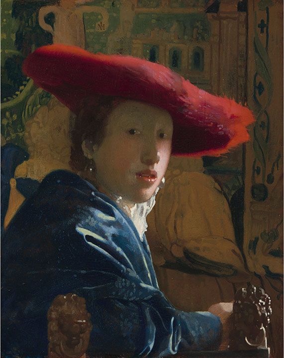 Johannes Vermeer, "Girl with the Red Hat"