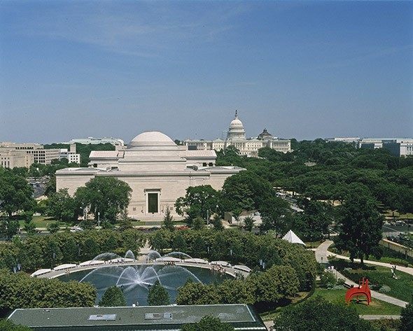 The National Gallery of Art Sculpture Garden created a 6.1-acre oasis for outdoor sculpture.