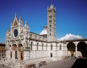 Siena Cathedral, Facade and right side