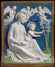 Madonna and Child with Lilies