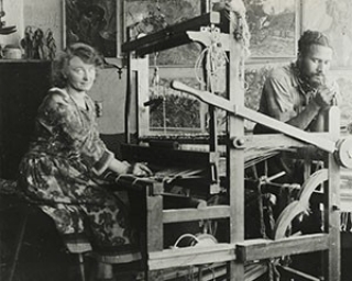 William H. Johnson and Holcha Krake, c. 1935