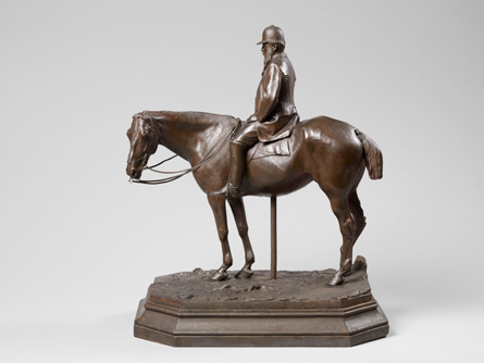 equestrian portrait of M. Baude