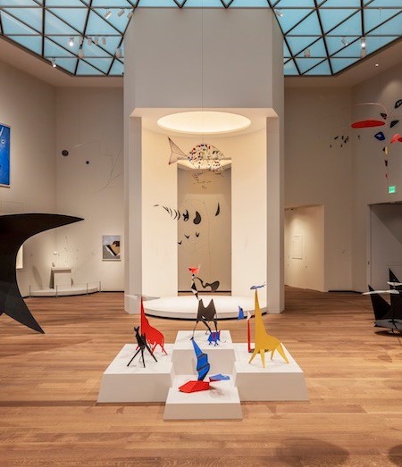 Works by Alexander Calder in Tower 2 of the East Building. Works of art © 2019 Calder Foundation, New York/Artists Rights Society (ARS), New York