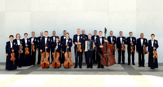 US Air Force Strings performs music by Chadwick and Fauré on Sunday, September 7 at the National Gallery of Art Sculpture Garden in honor of Degas/Cassatt.