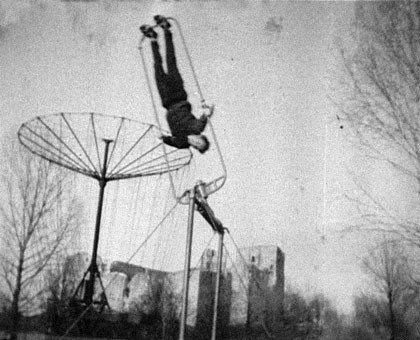 Film still from Flipside of the Coin (Romaulds Pipars, Latvia, 2008, 76 minutes), to be shown on June 8 at 2:00 p.m., as part of the film series Artists, Amateurs, Alternative Spaces: Experimental Cinema in Eastern Europe, 1960-1990. Image courtesy National Film Centre of Latvia.