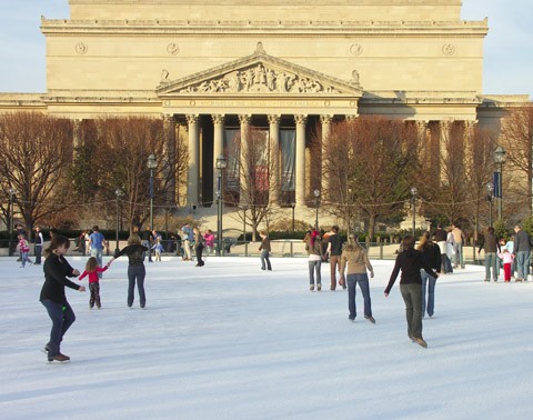 National Gallery of Art Sculpture Garden Ice Rink National Gallery of Art, Washington