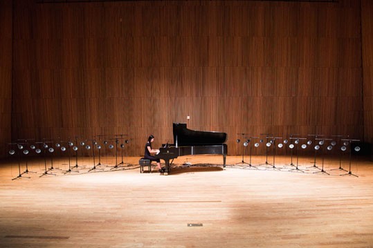 Pianist Vicki Chow will perform Tristan Perich’s Surface Image on September 30, 12:30 p.m., West Garden Court to celebrate the reopening of East Building galleries.
