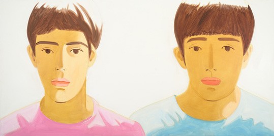 Alex Katz, "Isaac and Oliver", 2013, National Gallery of Art, Washington, Gift of the Artist. Katz will be in conversation with Harry Cooper, head of modern art, on March 9 at 12:00.