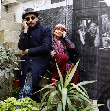 Still image from Faces Places, by Agnès Varda (with JR, 2017, subtitles, 90 minutes), screening at the National Gallery of Art, East Building Auditorium, on April 5, 2020, at 4:00 p.m. as part of the film series Agnès Varda Viewing Art. Image courtesy CineTamaris.