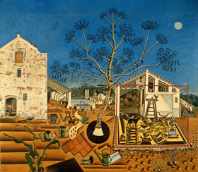 Joan Miró, The Farm, 1921-1922 oil on canvas National Gallery of Art, Washington, Gift of Mary Hemingway © 2012 Successió Miró/Artists Rights Society (ARS), New York/ADAGP, Paris