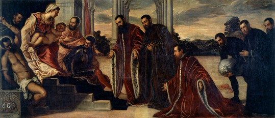 Jacopo Tintoretto, The Madonna of the Treasurers, 1567, oil on canvas, Gallerie dell'Accademia, Venice