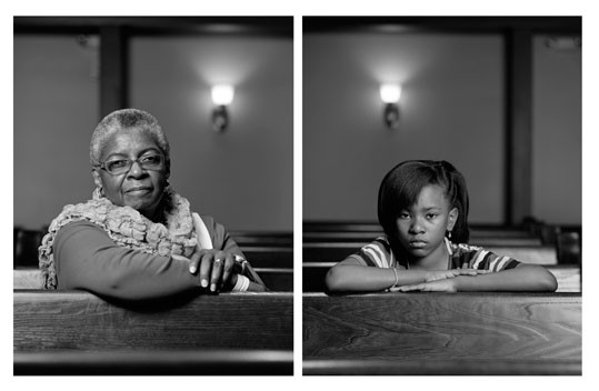 Dawoud Bey Mary Parker and Caela Cowan, 2012 2 inkjet prints mounted to dibond National Gallery of Art, Washington, Gift of the Collectors Committee and the Alfred H. Moses and Fern M. Schad Fund
