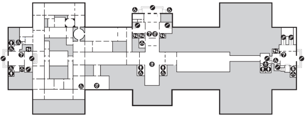 Map of West Building Ground Floor