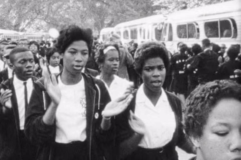 Still from Haskell Wexler’s The Bus, courtesy of UCLA Film and Television Archive