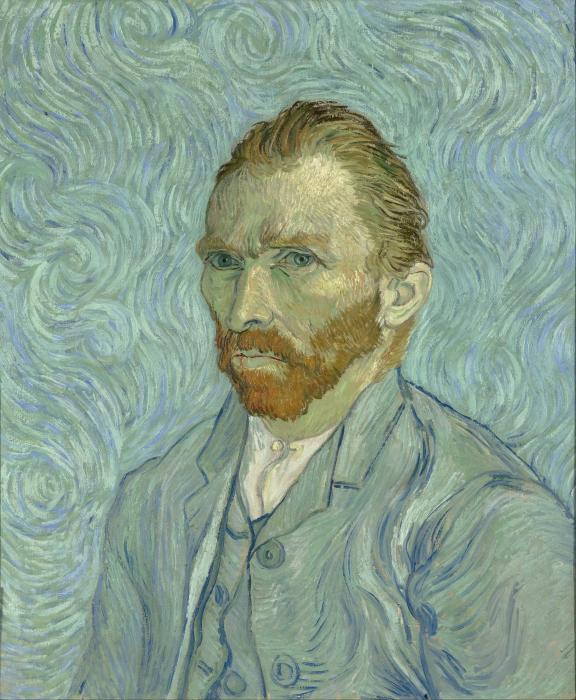Vincent van Gogh's Self Portrait, in the collection of the Musée D'Orsay