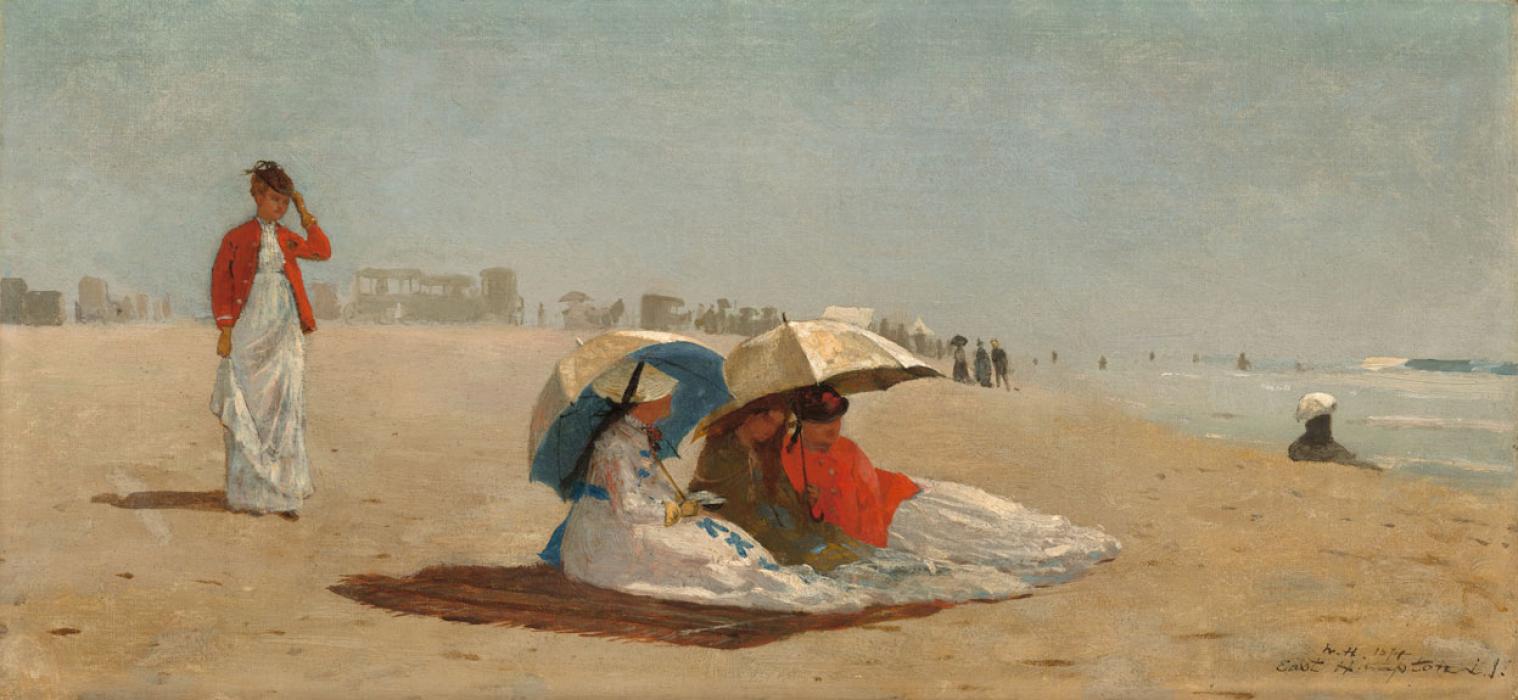 Winslow Homer (artist), East Hampton Beach, Long Island (title)