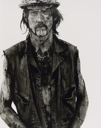 Richard Avedon, "Tom Stroud, oil field worker, Velma, Oklahoma, June 12, 1980", 1980