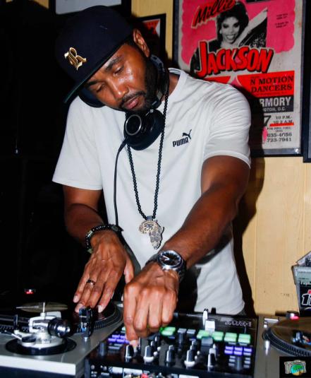 DJ RBI using DJ Equipment