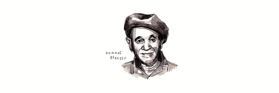 Wendy MacNaughton's pen and ink illustration of artist Romare Bearden