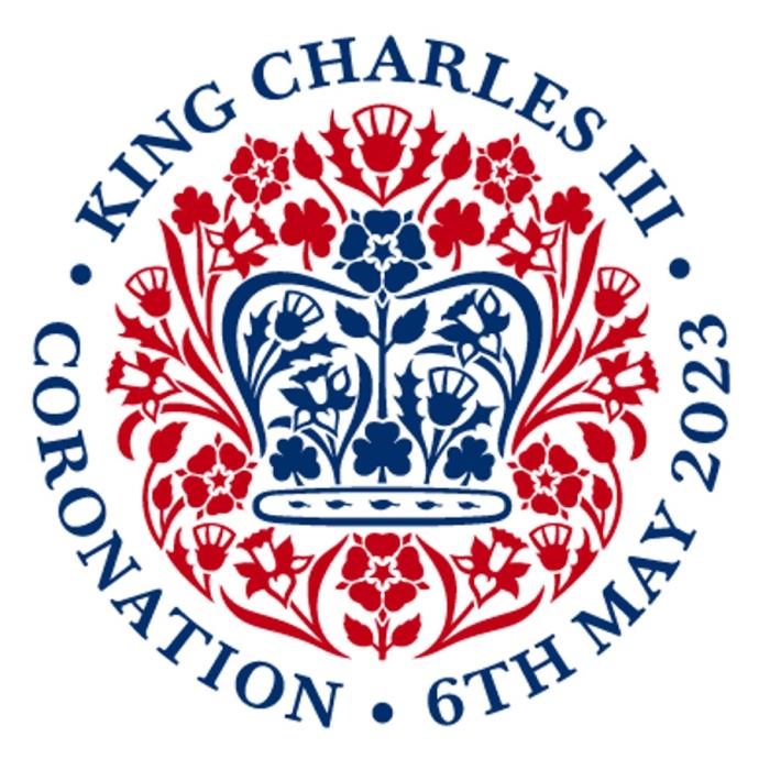 Picture of the coronation emblem of Charles III